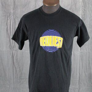 Vintage Graphci T-shirt - Request Jeans Circle Logo - Men's Large